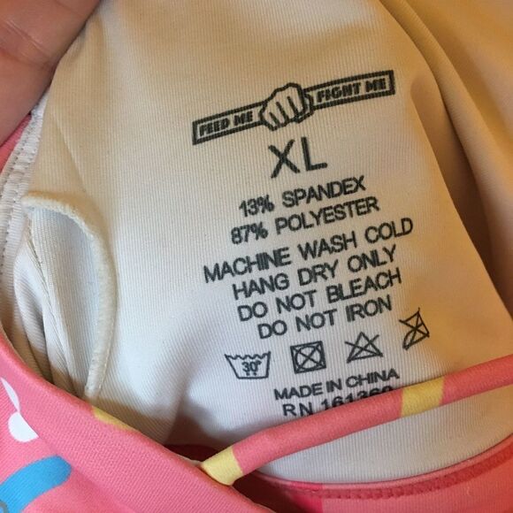 FeedMeFightMe Donut Sprinke Bra xL - Picture 6 of 6